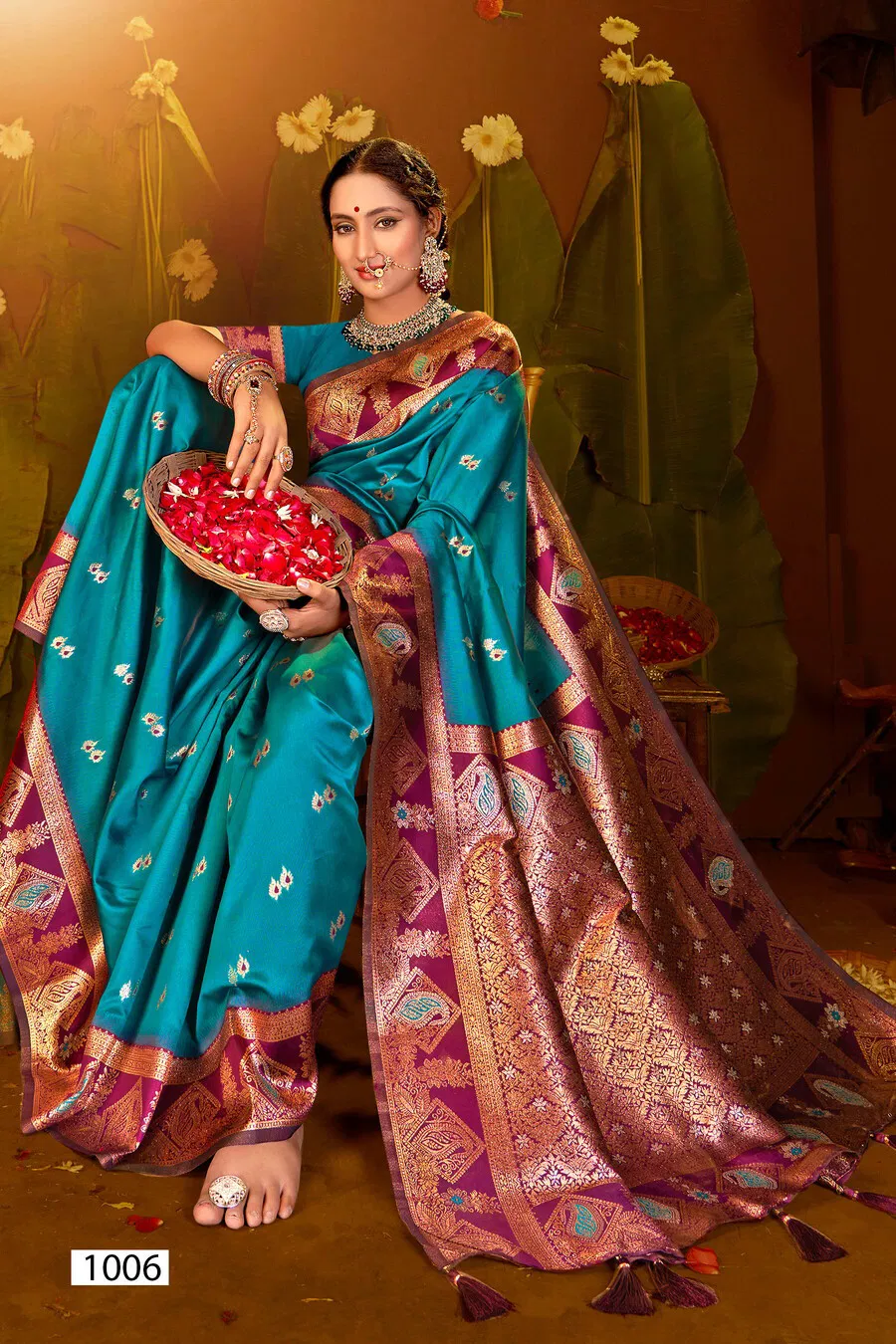 Saroj Ramayan Silk Vol 1 Festive Wear Silk Saree Collection